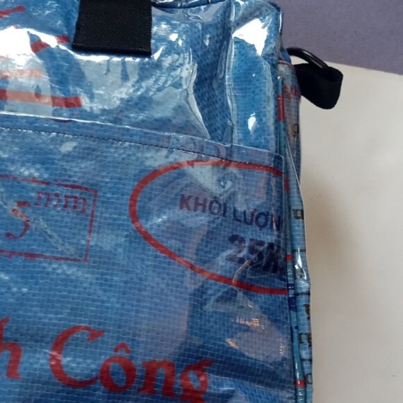 COPY - Catfish Handmade In Cambodia Traders 100% Recycled Material Messenger Bag - Picture 5 of 10